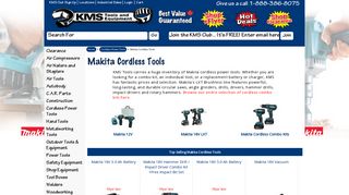 Makita Cordless Power Tools | 18 Volt LXT | 12 Volt | KMS Tools ...
