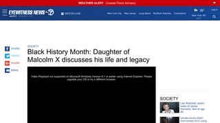 Black History Month: Daughter of Malcolm X discusses his life and ...