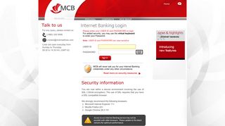 MCB Internet Banking | The Mauritius Commercial Bank Ltd | MCB ...