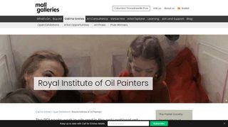 Royal Institute of Oil Painters | Mall Galleries