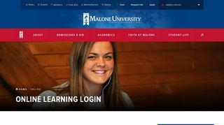 Online Learning Login - Malone University