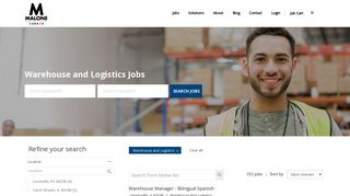 Warehouse and Logistics 99 Jobs - Malone Staffing jobs