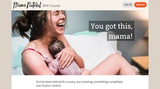 Mama Natural Birth Course - The #1 Online Childbirth Class