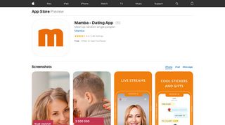 Mamba - Dating App on the App Store - iTunes - Apple