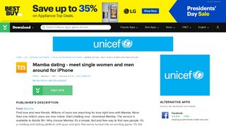 Mamba dating - meet single women and men around for iOS - Free ...