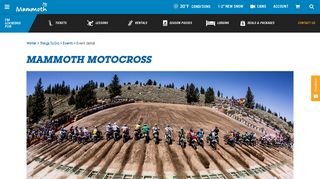 Mammoth Motocross - Mammoth Mountain
