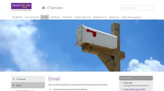 Email (The University of Manchester) - IT Services