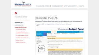 Resident Portal - ManageAmerica