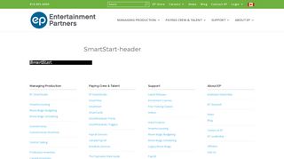 SmartStart-header - Entertainment Partners