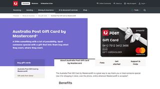 Australia Post Gift Card by Mastercard® - Australia Post