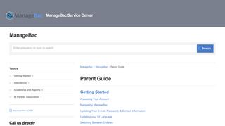 Parent Guide | ManageBac