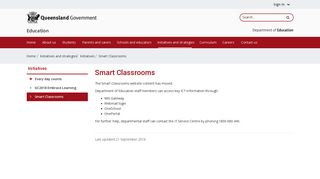 Managed Internet Service - Smart Classrooms - Education Queensland