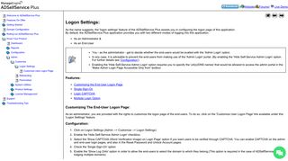 Logon Settings - ManageEngine