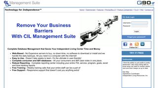 Login Page - CIL Management Suite