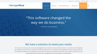 Maintenance Management Software | ManagerPlus