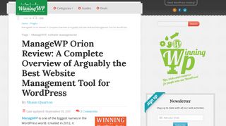 ManageWP Orion Review: A Complete Overview of The Best ...