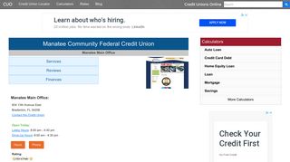 Manatee Community Federal Credit Union - Bradenton, FL