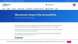Site Accessibility | Manchester Airport