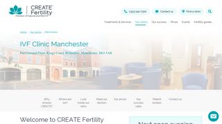 Manchester IVF Clinic | Natural & Mild IVF | CREATE Fertility