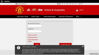 Login - Manchester United Ticketing - Sport