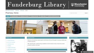 Home - Pharmacy - LibGuides at Manchester University