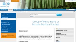 Group of Monuments at Mandu, Madhya Pradesh - UNESCO World ...