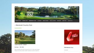 Perth Golf Network: – Mandurah Country Club