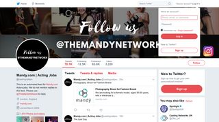 Mandy.com | Acting Jobs (@castingcallpro) | Twitter