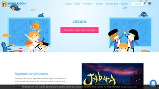 Jabara at Mangahigh.com