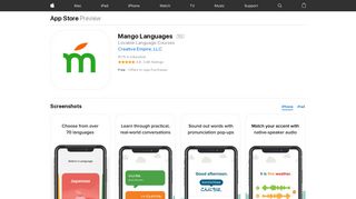 Mango Languages on the App Store - iTunes - Apple