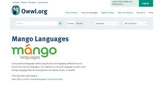Mango Languages | Owwl