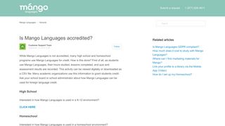 Is Mango Languages accredited? – Mango Languages