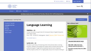 Language Learning | Online Resources | San Mateo County Libraries