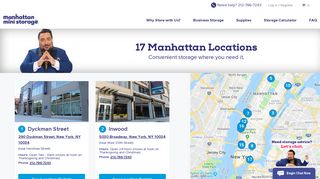 Storage Locations | Manhattan Mini Storage
