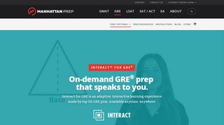 Interact for GRE | GRE Prep On-Demand | Manhattan Prep