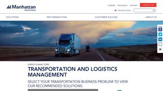 Transportation and Logistics Management | Manhattan Associates