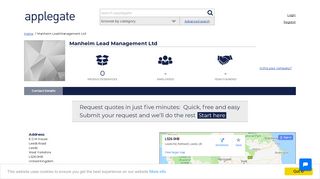 Manheim Lead Management Ltd | Applegate Marketplace
