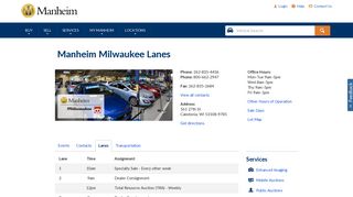 Manheim Milwaukee Lanes