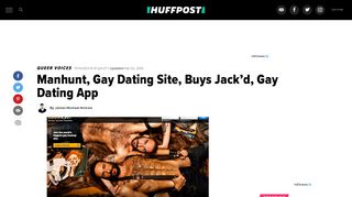 Manhunt, Gay Dating Site, Buys Jack'd, Gay Dating App | HuffPost