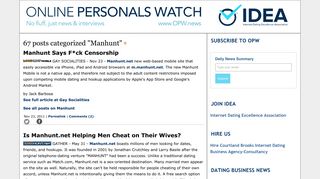 Online Personals Watch: News on the Online Dating Industry and ...