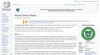 Manila Tytana Colleges - Wikipedia