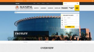 Faculty | Manipal Academy of Higher Education (formerly, Manipal ...