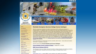 Manitoba Emergency Services College | Course Catalogue - Fire ...