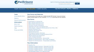 FSA/HRA Forms - PacificSource Administrators