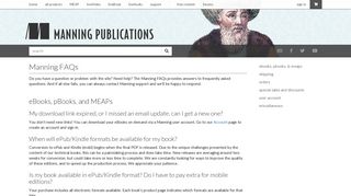 FAQs - Manning Publications