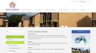 Choice-based Lettings - Manningham Housing Association