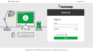 Sign In - Webmail - GoDaddy