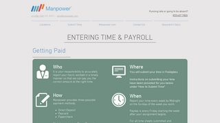 manpower-assurant | Entering Time and Payroll