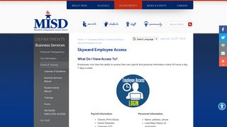 Skyward Employee Access - Mansfield Independent School District