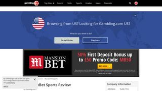 MansionBet Sports Betting - Free Bet Bonus for the UK - Gambling.com